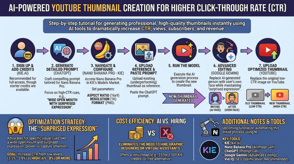 AI YouTube Thumbnail Creation