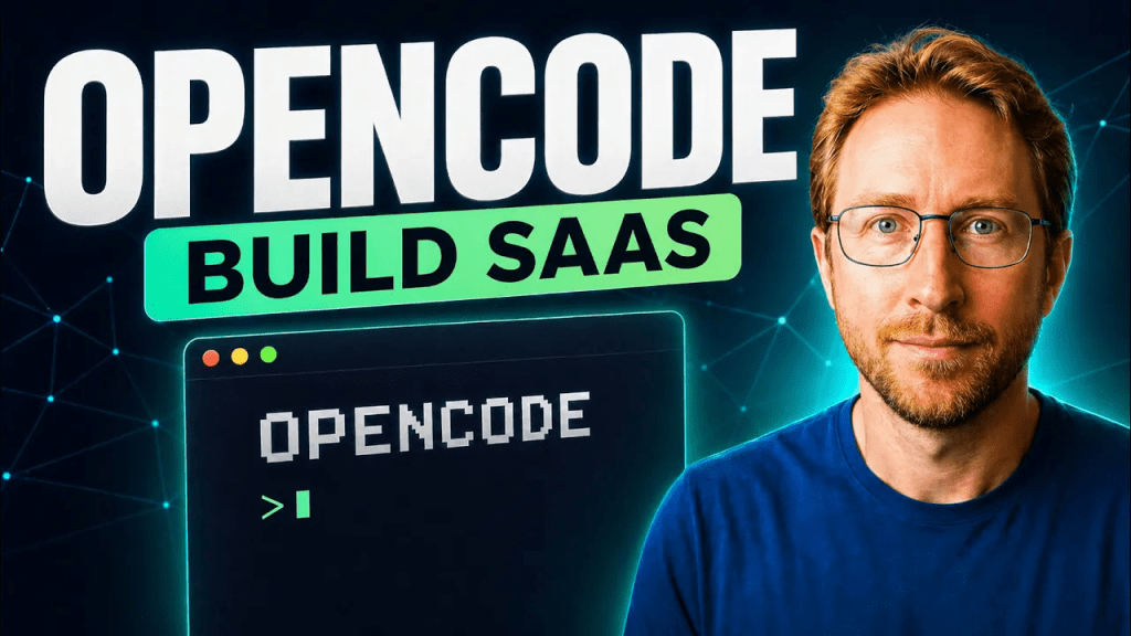 OpenCode Makes It Easy To Build SaaS Web Apps In Minutes! [ud2su6XhtKw]
