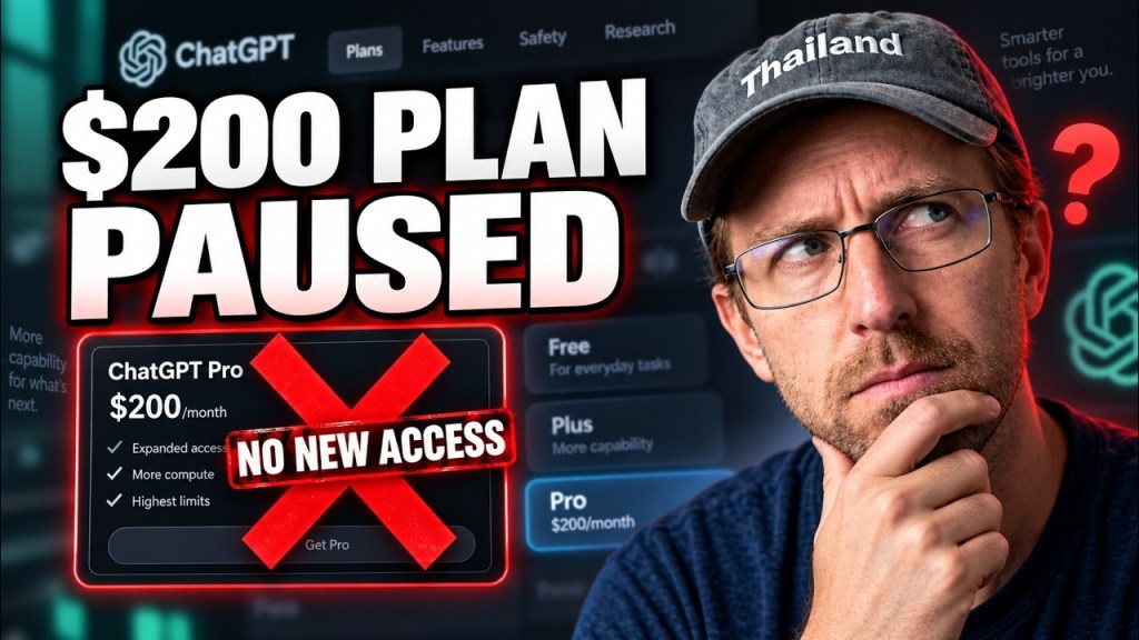 ChatGPT Pro $200 Plan Pause: What Changed and Which Plan to&nbsp;Pick